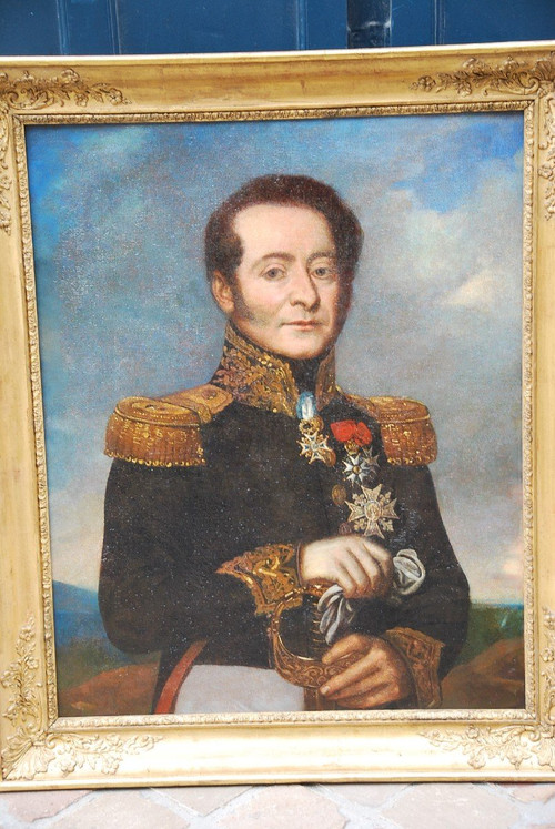 Portrait Of Admiral Mathieu Governor Of Martinique