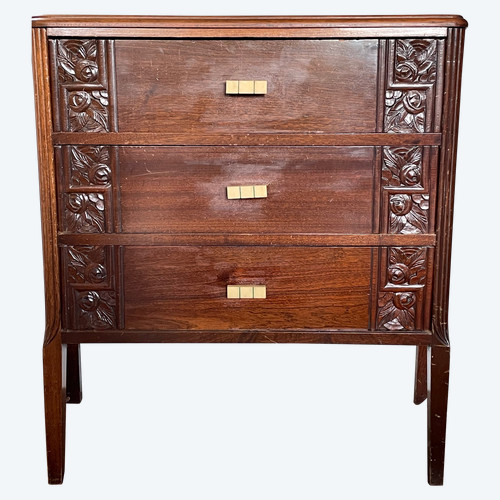 Commode Art Deco en acajou 