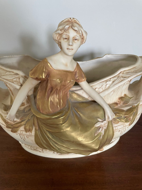 Royal Dux Art Nouveau Planter