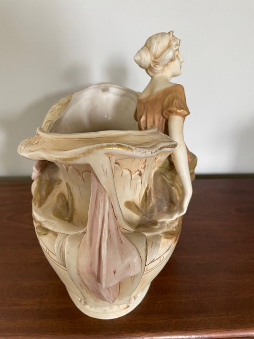 Royal Dux Art Nouveau Planter
