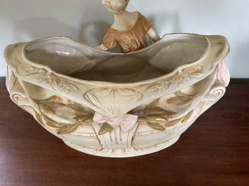 Royal Dux Art Nouveau Planter