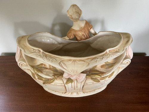 Royal Dux Art Nouveau Planter