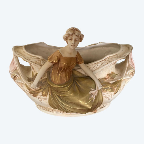 Royal Dux Art Nouveau Planter