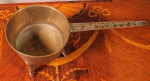 18th Century Tripod Apothecary Poelon From The Westcott Family