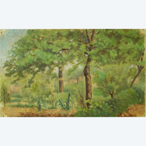 GALIEN LALOUE  ( 1854-1941 )signé LIEVIN pour.Paysage provençal.