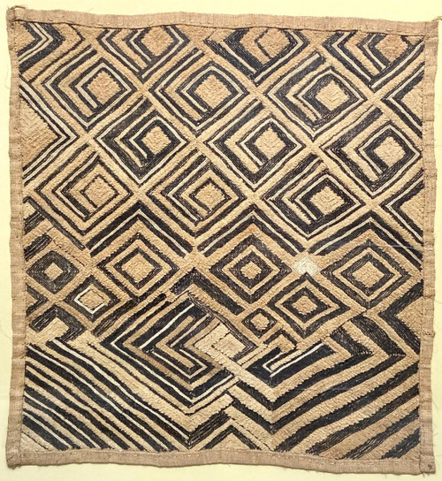 Democratic Republic Of The Congo, Mid-20th Century, Large Shoowa Velvet From Kasai.