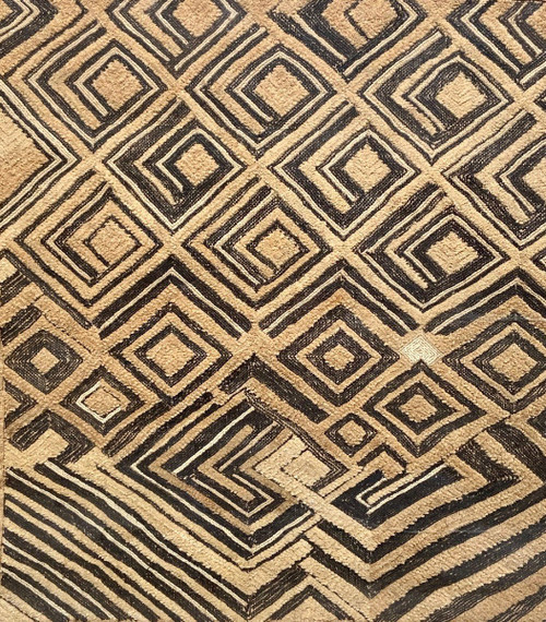 Democratic Republic Of The Congo, Mid-20th Century, Large Shoowa Velvet From Kasai.