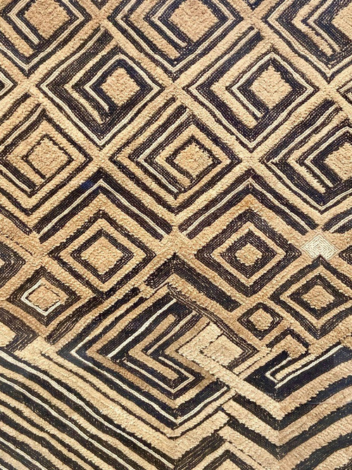 Democratic Republic Of The Congo, Mid-20th Century, Large Shoowa Velvet From Kasai.