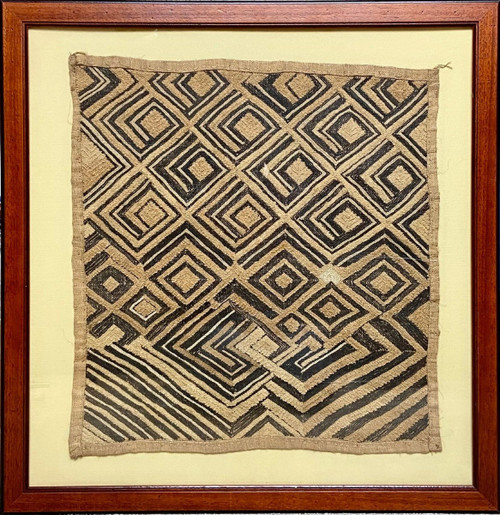 Democratic Republic Of The Congo, Mid-20th Century, Large Shoowa Velvet From Kasai.