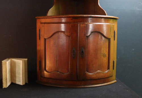 Corner In Walnut Louis XV Style