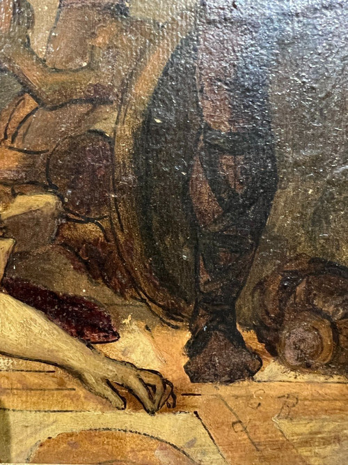 Französischer Meister um 1860 - Der Tod Caligulas