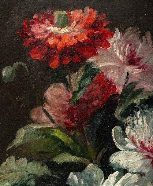 Opera francese Composizione floreale Fine XIX secolo