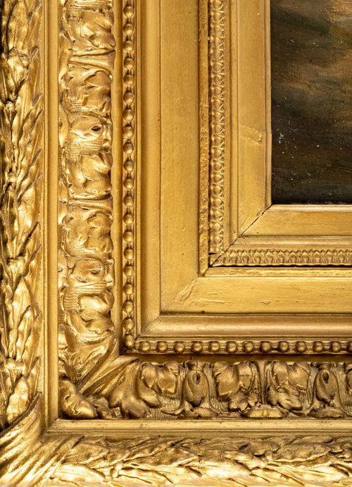 Opera francese Composizione floreale Fine XIX secolo