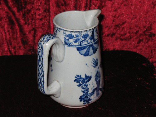 3 pichets pots à lait en faïence de Creil et Montereau décor Japon époque 19ème 