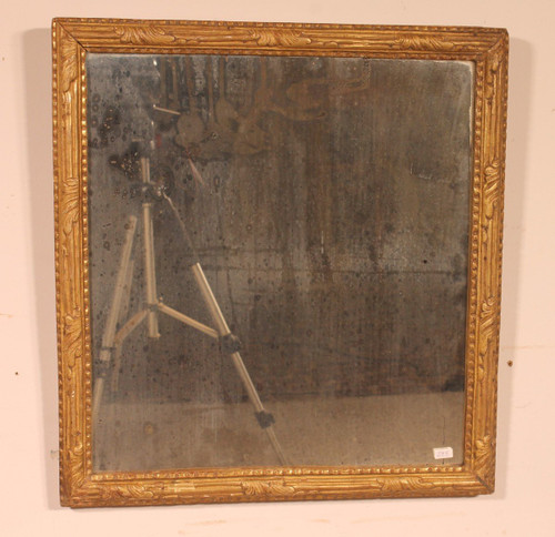 Miroir En Bois Sculpté Et Doré époque Louis XVI XVIIIème