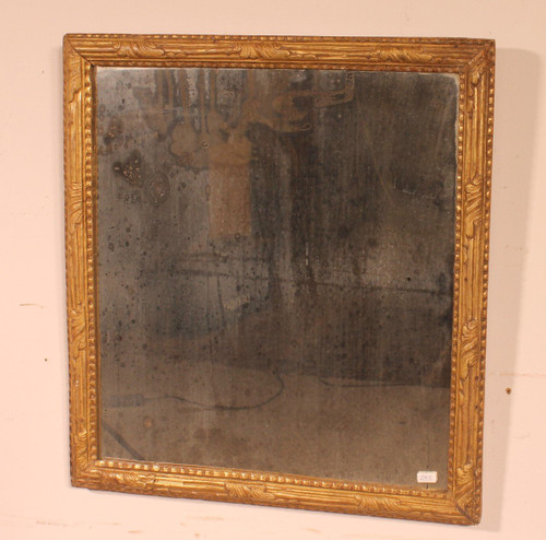 Miroir En Bois Sculpté Et Doré époque Louis XVI XVIIIème