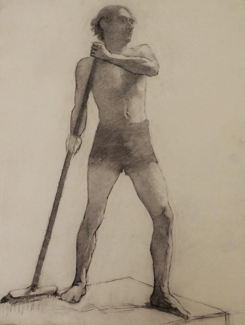 Laetitia DOUMICHAUD, Académies d'hommes nus