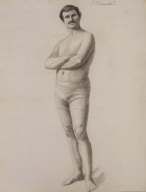 Laetitia DOUMICHAUD, Académies d'hommes nus
