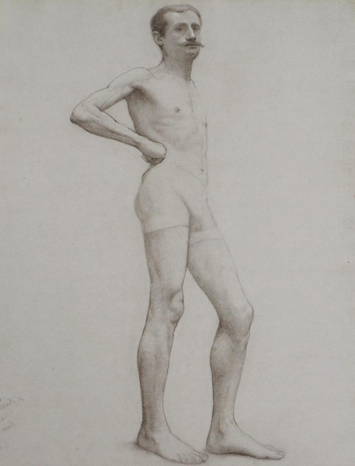 Laetitia DOUMICHAUD, Académies d'hommes nus