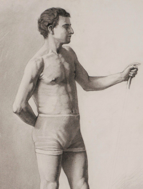 Laetitia DOUMICHAUD, Académies d'hommes nus