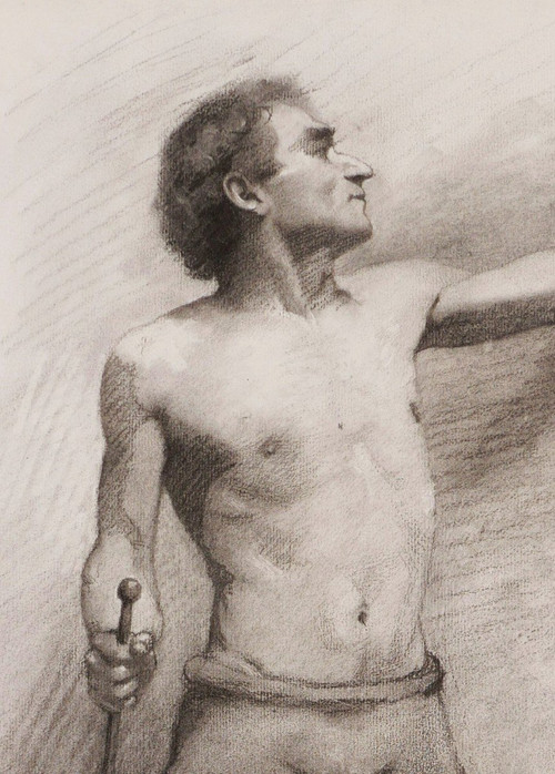 Laetitia DOUMICHAUD, Académies d'hommes nus