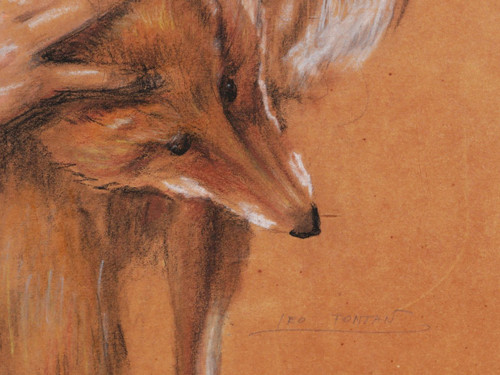 Léo Fontan, Jeune Fille Au Renard