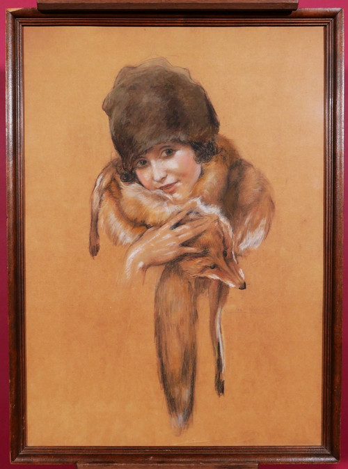 Léo Fontan, Jeune Fille Au Renard