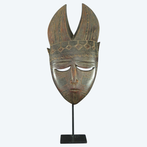 Ivory Coast, Baule People, Mid-20th Century, Anthropo-zoomorphic Dance Mask.