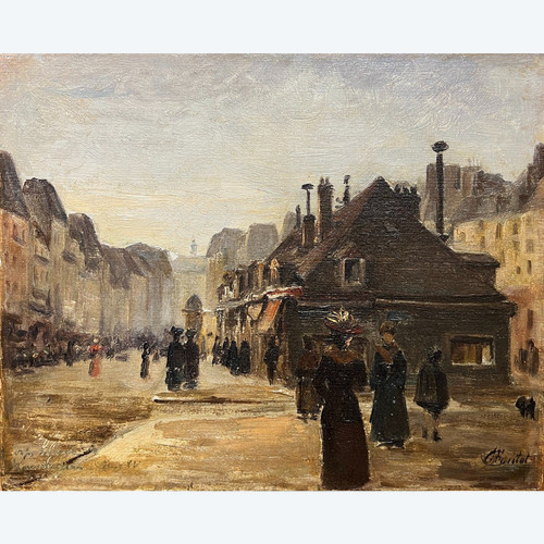Ecole Française Du 19ème Siècle - Paris, Rue Du Faubourg Saint Antoine, 1882 - Ancien Corps de garde
