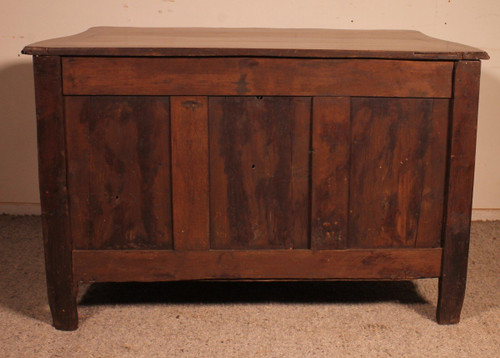 Commode Arbalète En Noyer 18° Siècle Louis XV