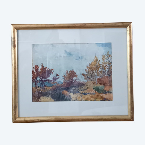 Watercolor landscape