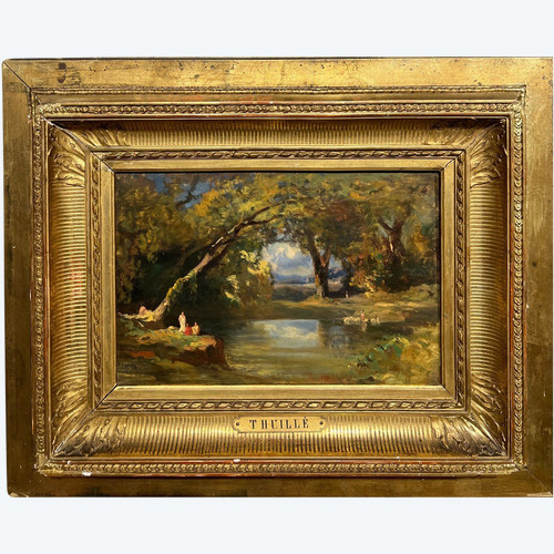 Pierre Thuilllier (1799-1858) - Pastorale, 1840 circa