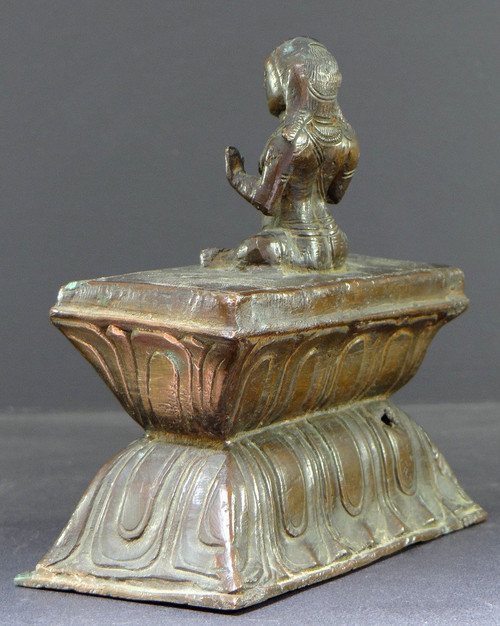 North India, 19th Century, Large Bronze Scholar's Weight.