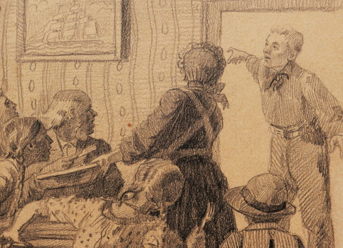École FRANÇAISE ou SCANDINAVE fin XIXème siècle, L'appel du large