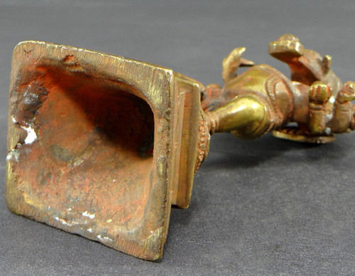 India, First Third Of The 20th Century, Bronze Ganesh Statuette.