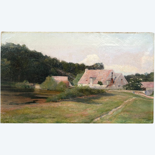 Louis Auguste Girardot (1856-1933) - Paysage Champêtre, 1896