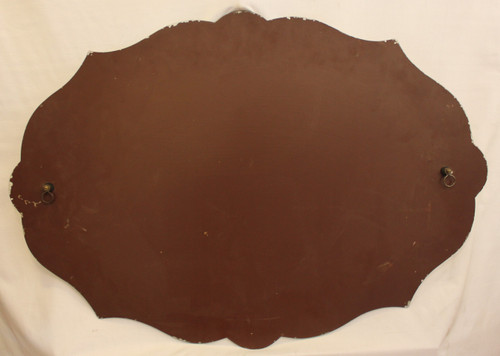 Miroir Moderniste , Verre Taillé 56 X 81 Cm