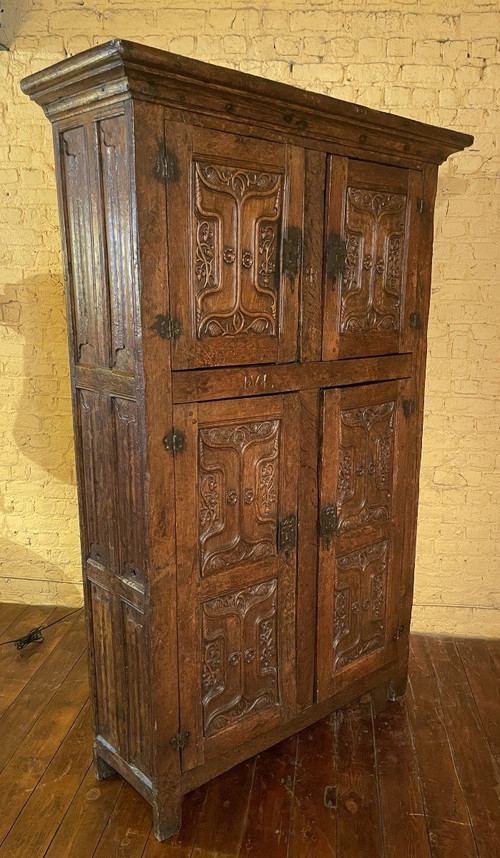 4 Gothic Period Doors In Oak 15th Century