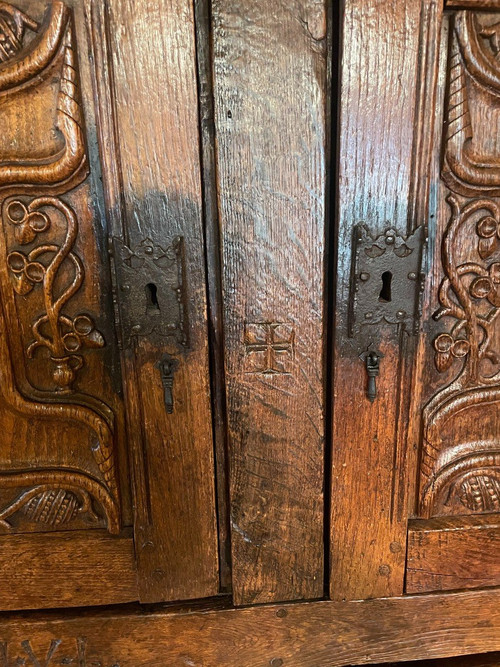 4 Gothic Period Doors In Oak 15th Century