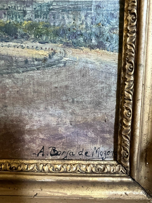 Antonio Borja De Mozota (1870-1965) - Paris, Place De l'Etoile, Arc De Triomphe, Circa 1910