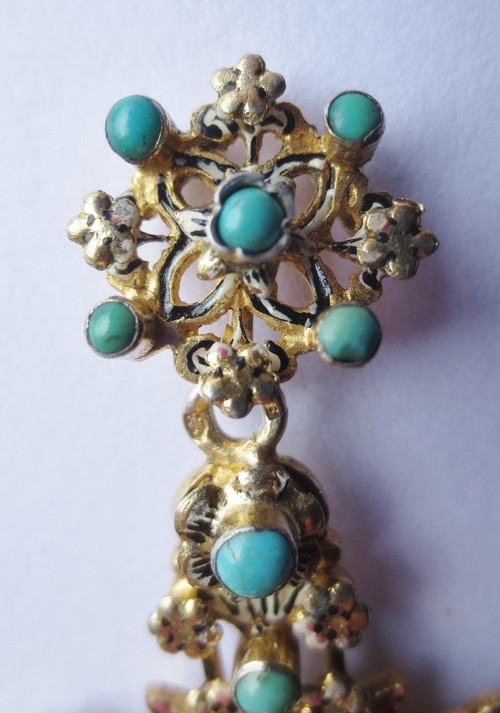 Croix en vermeil, XIXe siècle.