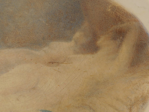 Émile Albert de MANDRE, Woman Reclining at the Mirror