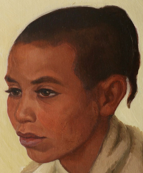 Yvonne KLEISS-HERZIG, Portrait of a child from Algeria