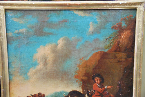 Paar Schäferleinwände, Italien um 1750