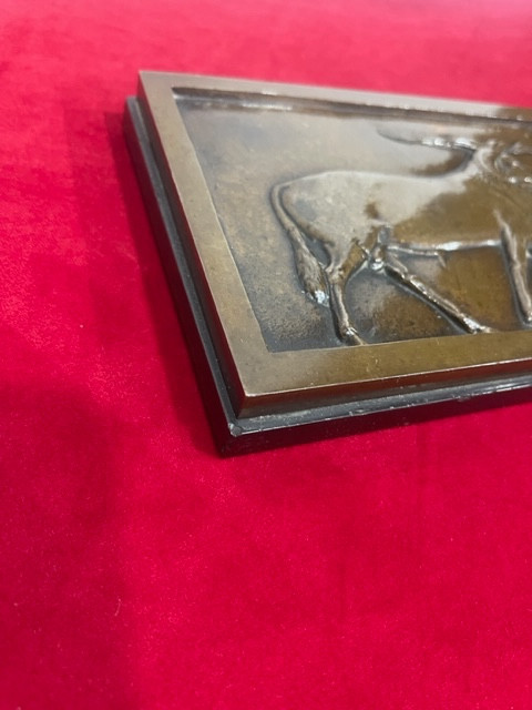 Tierskulptur aus Bronze, signiert von Ferdinand BARBEDIENNE.
