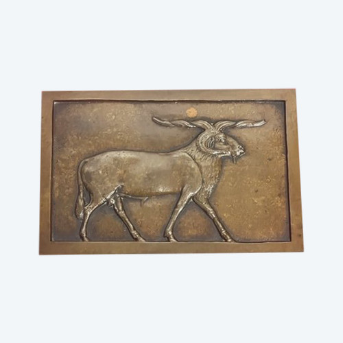 Tierskulptur aus Bronze, signiert von Ferdinand BARBEDIENNE.