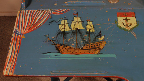 Polychrome school desk