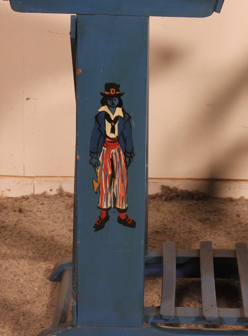 Polychrome school desk