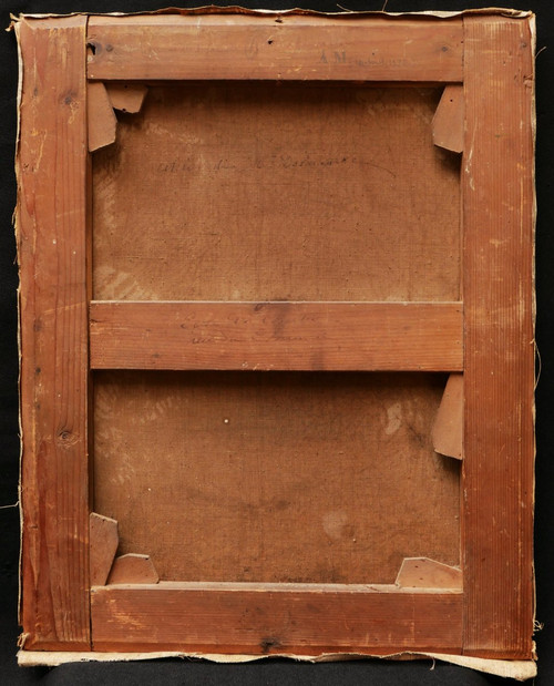 E. GIRSELS, Veduta animata di rue des Archives