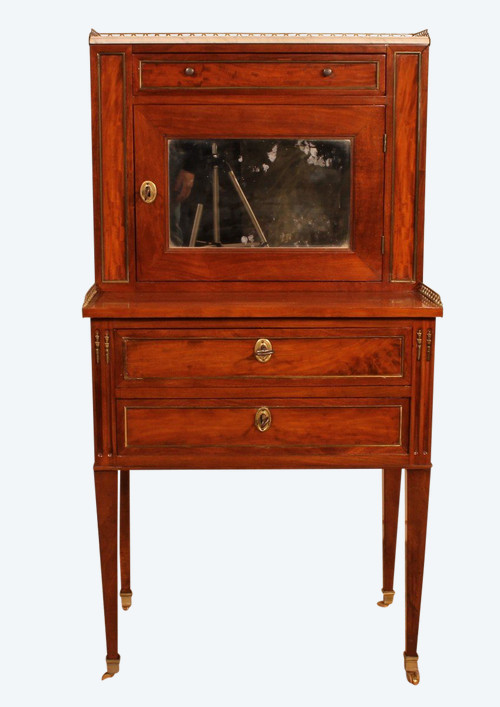 Bonheur Du Jour Louis XVI En Acajou
